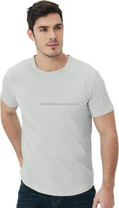 Fabricante de Ropa al por Mayor, Camiseta Personalizada de Manga Corta para Hombre, 240g, 100% Algodón Tejido, Transpirable, de Secado Rápido, Talla Grande - Product Image 4