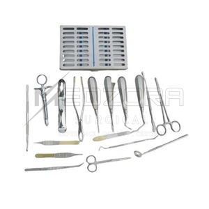 ชุดเครื่องมือผ่าตัดทางทันตกรรม MEDZORA SURGICAL 18 ชิ้น คุณภาพพรีเมียม ทำจากโลหะ ใช้สำหรับผ่าตัดช่องปากและทันตกรรม แบบใช้มือ  สำหรับมืออาชีพ ใช้ซ้ำได้ ได้รับมาตรฐาน CE - Product Image 6