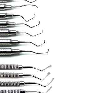 เครื่องมือทันตกรรมลดราคา Hu-Friedy ชุด 6 ชิ้น เครื่องมือทันตกรรมสแตนเลสแบบใช้มือ ปากีสถาน สเกลเลอร์ รีมเมอร์ พรีเพอร์ส Everedge - Product Image 3