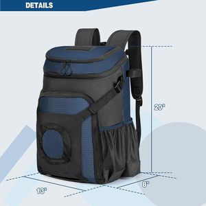 Lamatex Sports Insulated Sports Backpack Cooler Bag Waterproof Zipper Thermal Lunch Bag for Picnic Travel Food Baseball Gear - Product Image 6
