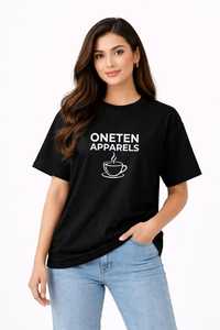 เสื้อยืดผู้หญิงฤดูร้อน สีกรมท่า ผ้าฝ้ายนุ่ม สวมใส่สบาย แขนสั้น ระบายอากาศได้ดี คุณภาพสูง ปรับแต่งได้ คอกลม พิมพ์ลายซิลค์สกรีน - Product Image 1