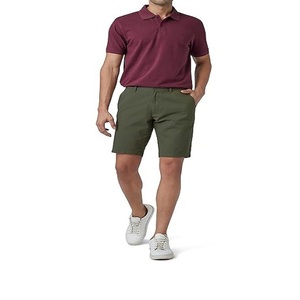 Pantalones Cortos Bermuda para Hombre, Color Verde Oliva, Cintura Media, Cierre con Cordón, Color Sólido, Casuales, de Algodón Oxford, con Bolsillos, Secado Rápido, Tie Dye - Product Image 4