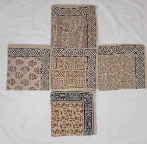 Wholesale Hand Block Print Bandana Cotton Handmade Bandana Indian Scarf Boho Head Scarf <b>Neckerchief</b> Bulk Bandanas Festival Gift - Product Image 4
