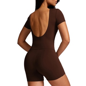 Conjunto Deportivo de Dos Piezas para Mujer, Sujetador Deportivo y Pantalones Cortos de Yoga, Ropa Deportiva Suave y Elástica - Product Image 4