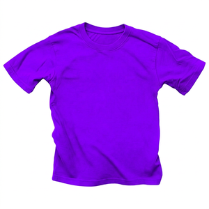 <b>Men's</b> Solid <b>Burgundy</b> Short Sleeve O-Neck Polyester/Cotton Printed T-<b>Shirt</b> Regular Fit Casual Woven Eco-Friendly Blank Design - Product Image 4