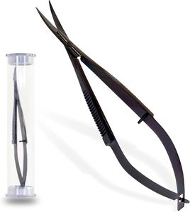 Tijeras para Cutículas de Uñas con Hoja Curva de Microresorte, para Diestros, Duraderas, de Calidad Premium, Marca Privada, MOQ Bajo - Product Image 1