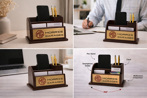 RawEdge Personalized Live Wood Table <b>Top</b> with Printing for Back to School & Graduation - Product Image 3