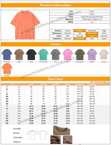 T-shirt en coton uni pour homme, manches courtes, col rond, coupe classique, couleur unie, style décontracté, impression personnalisable - Product Image 2