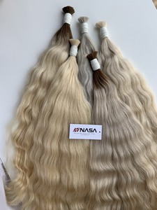 Extensiones de cabello a granel de doble calidad Ombre Color 50cm cabello vietnamita crudo 100% de alta calidad - Product Image 6
