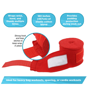 Bandes de protection pour les mains du fabricant OEM pour l'entraînement sportif, construction légère et élastique avec exportation directe d'usine - Product Image 5
