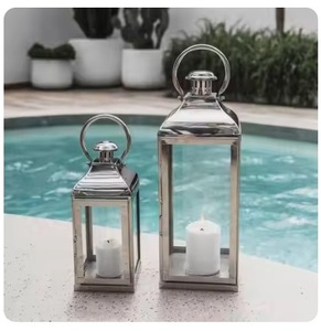 Farol de Acero Inoxidable, Decorativo, Ideal para Balcones, Patios y Cercas de Jardín, Novedad en Faroles - Product Image 6