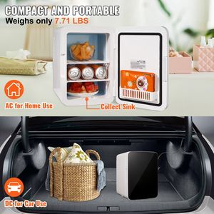 Mini Frigorifero Portatile di Lusso da 10 Litri/12 Lattine per Camera da Letto, Cosmetici, Alimenti, Latte Materno - Frigo Chi-Beauty - Product Image 6