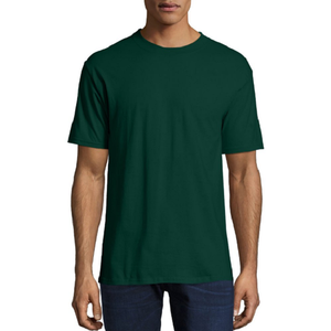 Vente en gros directe d'usine, t-shirt pour homme uni, 100% coton, séchage rapide, respirant, manches courtes, logo de marque personnalisé - Product Image 6