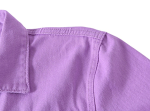 Men's Purple <b>Denim</b> Jacket Casual Turn-down Collar Single Breasted Regular Fit Spring Washed Cotton <b>Coat</b> - Product Image 5