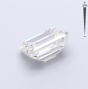 Diamante Cultivado en Laboratorio con Certificación IGI, Corte Esmeralda de 2.20 CT, Color E, Claridad IF, CVD LG 780618888 ROYAL GEMS para Joyería - Product Image 4