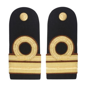 Épaulettes uniformes pour tunique, avec glissières en fil doré, paire, équipement personnel - Product Image 1