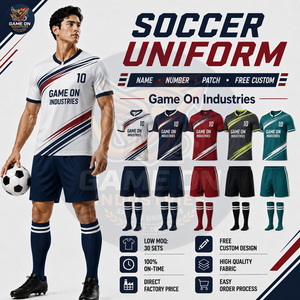 Uniformes Deportivos de Fútbol para Club, Diseño en Verde Azulado y Negro, Tejido Sintético Transpirable, Conjunto Completo para Venta al Por Mayor - Product Image 5