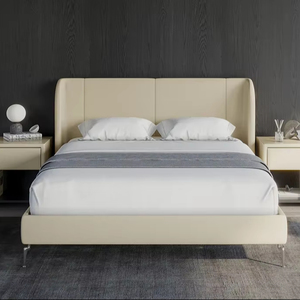 Base de Cama King de la Mejor Calidad con Cabecero de Madera Maciza Tallada a Mano, Lujosa y Hecha a Mano para Dormitorio - Product Image 1