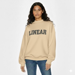 Sudadera Larga Oversize de Cuello Alto para Mujer de Alta Calidad, Estilo Casual Holgado para Invierno, Look Urbano Limpio, Moda Diaria - Product Image 6