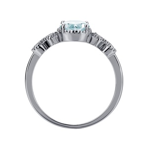 Anillo de Compromiso de Plata de Ley 925 con Piedra Preciosa Natural Topacio Azul, Hermoso Anillo Ovalado para Mujer, Joyería <span class=keywords><strong>Destiny</strong></span> <span class=keywords><strong>2022</strong></span> - Product Image 3