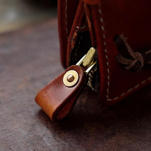 Handmade leather key chain case with reinforced stitching and premium quality finish leather key ring <b>wallet</b> key case <b>wallet</b> - Product Image 4