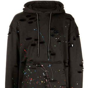 Sweat à capuche en coton 100% uni, séchage rapide, très demandé, pour homme, style streetwear, hiver, polaire - Product Image 5