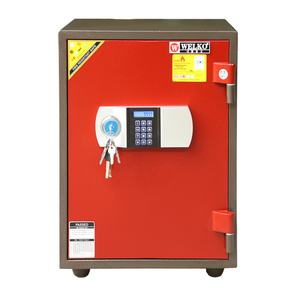 Mini Cajas Fuertes WELKO S570 E Plata Marrón Rojo-Mini Cajas Fuertes Proveedores y Exportadores - Product Image 1