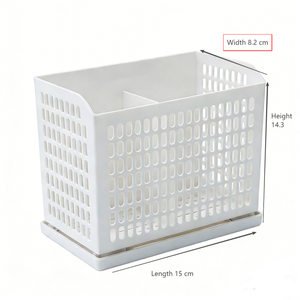 Scolapiatti in plastica per cucina, portaoggetti da cucina, accessori per la casa e la cucina, per lavello, adatto per cucchiai, forchette, coltelli - Product Image 6