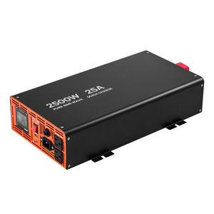 Système de pompe de puisard 2500W avec écran LCD, batterie de secours, inverseur à commutation automatique, onduleur à onde sinusoïdale pure pour pompe solaire - Product Image 1