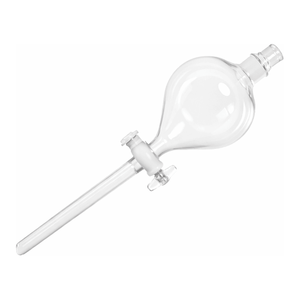 Entonnoir de séparation en verre borosilicate Corning pour PYREX, 1 L, en forme de globe, pour la séparation de liquides chimiques - Product Image 2