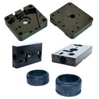 Suku cadang mesin plastik, Buatan Thailand / Kustomisasi Penuh Presisi Tinggi OEM Polimer CNC Milling & Turning Manufacturing.