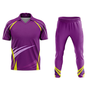Best Selling Unisex Breathable Short Sleeve Polyester Cricket Uniform Customized Logo New Arrival Reasonable Price Men - Product Image 1
