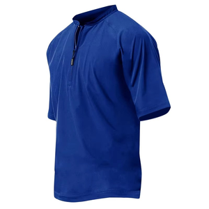 Veste de baseball et softball unisexe OEM, imperméable, col montant, fermeture éclair quart de tour, bas ajustable, pour salle de frappe - Product Image 3