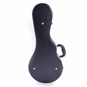 F Style Microgroove Pattern Leather Wood Mandolin Case Black Micro Instrument Bags and Protection Model 15658038 - Product Image 6
