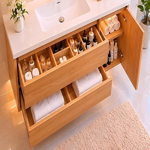 Meuble-lavabo OEM pour projets immobiliers – Meuble-lavabo mural moderne et étanche pour le développement d'appartements - Product Image 3