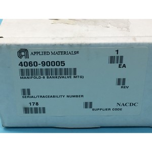 AMAT 4060-90005 manifold-6 Bank (Valve MTG), 145259 - Equipo y piezas de semiconductores Trusted Global Legacy - Product Image 3