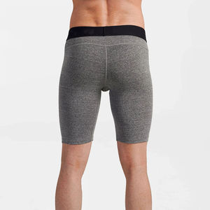 New Arrival High Quality Men's Sports Compression Shorts Breathable Solid <b>Mid</b> Waist OEM Service for Fitness Wholesale - Product Image 2