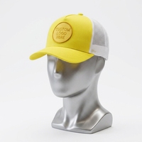 Casquettes Trucker 5 Panneaux Personnalisées OEM, Visière Pré-courbée Structurée, Faible MOQ, Fabricant et Fournisseur d'Articles de Tête ODM