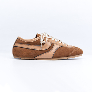 Femmes classique 2025 mode baskets décontracté dentelle formateurs coloré daim <span class=keywords><strong>cuir</strong></span> chaussures de course en gros concepteur baskets - Product Image 2