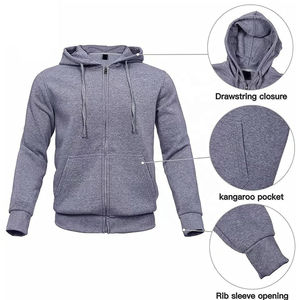 Conjunto Deportivo de Dos Piezas para Hombre, para Gimnasio, Fitness, Entrenamiento y Jogging, Sudadera con Capucha y Pantalones, Ropa Deportiva - Product Image 6