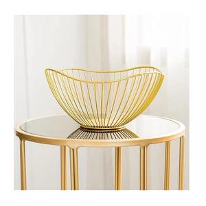 Creative <b>Large</b> fruit storage metal <b>basket</b> bowl for Desktop metal <b>Basket</b> bowl for home - Product Image 2