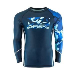 Rashguard Unisex de Alta Calidad, Premium para BJJ MMA, Ropa de Grappling, Spandex/Nylon, Manga Corta, Sublimado, Personalizado - Product Image 6