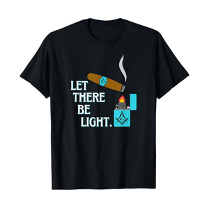 Camisetas Masónicas Personalizadas con Estampado Trasero para Hombre, Opción de Estampado Completo en la Parte Delantera con Compás y Escuadra, Mezcla Resistente de Poliéster y Algodón - Product Image 2