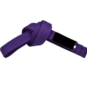 Cinturón de Karate para Competición, 100% Algodón, Transpirable, Elástico, Negro, Rojo, Azul, Artes Marciales - Product Image 5
