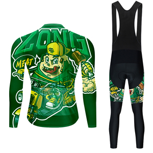 Ensemble de survêtement deux pièces pour homme, en molleton technique de coton, avec logo personnalisé par sublimation, sans marque, pour l'hiver - Product Image 2
