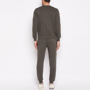 Ensemble de survêtement décontracté pour homme 2026 – Col rond, manches longues, couleur unie, fabrication durable - Product Image 2