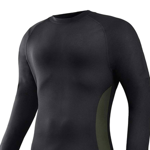 Ensemble de vêtements de sport pour hommes personnalisés, vêtements de fitness, vêtements de yoga, vêtements de jogging en plein air, ensemble de compression ajusté réversible - Product Image 6