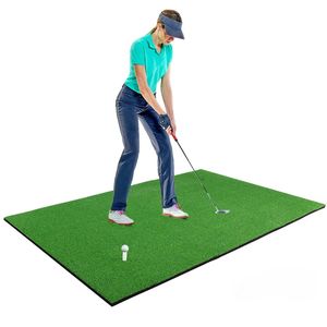 Tapis de golf en gazon artificiel 3,8 x 5 m pour l'entraînement au swing en intérieur/extérieur, aides à l'entraînement au golf - Product Image 1
