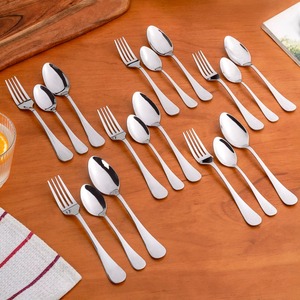 Ensemble de couverts de luxe en or rose, couverts en acier inoxydable doré mat, cuillère, fourchette, couteau élégants, vaisselle pour la maison, l'hôtel, le restaurant - Product Image 4