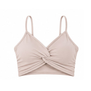 Soutien-gorge de sport respirant pour femme, rembourré, à bretelles réglables, sans coutures, pour yoga, course, gym, fitness, entraînement, activewear, fermeture avant - Product Image 1
